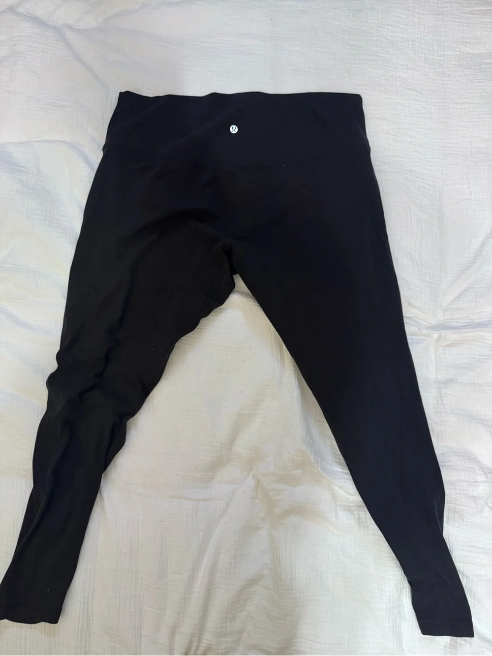 Lululemon Black Activewear leggings with Signature Logo